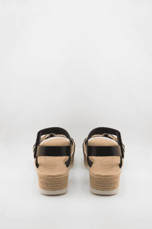 Oh My Sandals Braided Espadrille Wedge Sandals