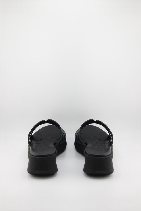 Oh My Sandals Textured Slip-On Platform Sandal