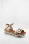Oh My Sandals Woven Strap Platform Sandals