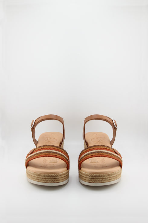 Oh My Sandals Espadrille Wedge Sandals with Ankle Strap