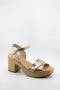 Oh My Sandals Chunky Heel Ankle Strap Sandals