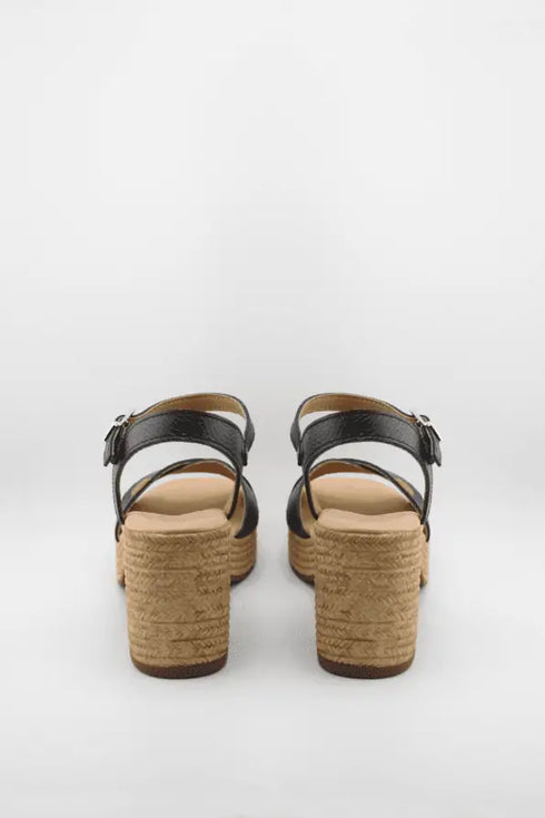 Oh My Sandals Chunky Heel Ankle Strap Sandals