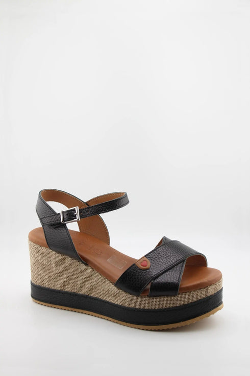Oh My Sandals Platform Espadrille Sandals with Ankle Strap