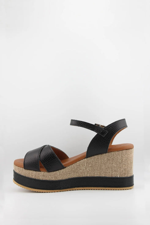 Oh My Sandals Platform Espadrille Sandals with Ankle Strap