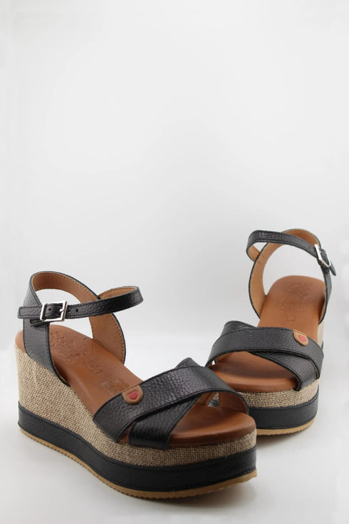 Oh My Sandals Platform Espadrille Sandals with Ankle Strap