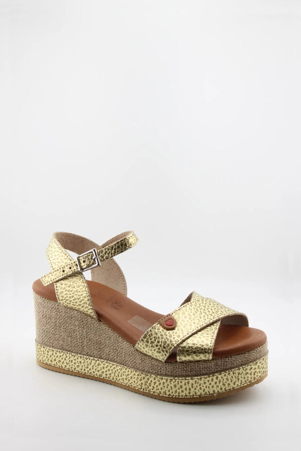 Oh My Sandals Platform Espadrille Sandals with Ankle Strap