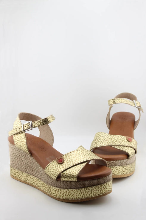Oh My Sandals Platform Espadrille Sandals with Ankle Strap