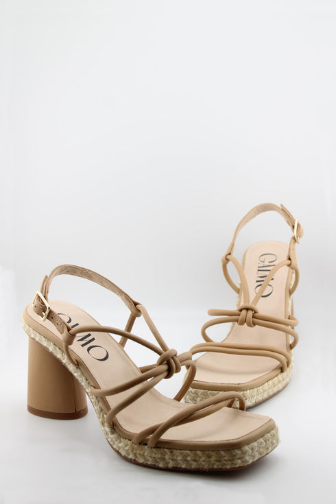 Gaimo Strappy Block Heel Espadrille Sandal
