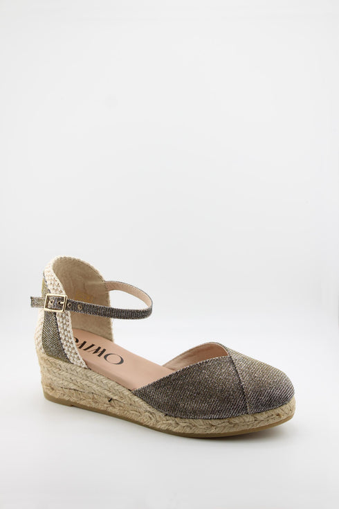 Gaimo Espadrille Wedge with Ankle Strap