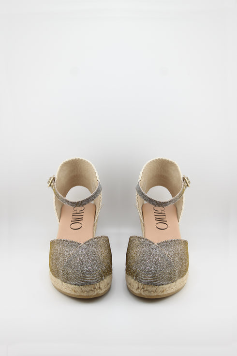 Gaimo Espadrille Wedge with Ankle Strap
