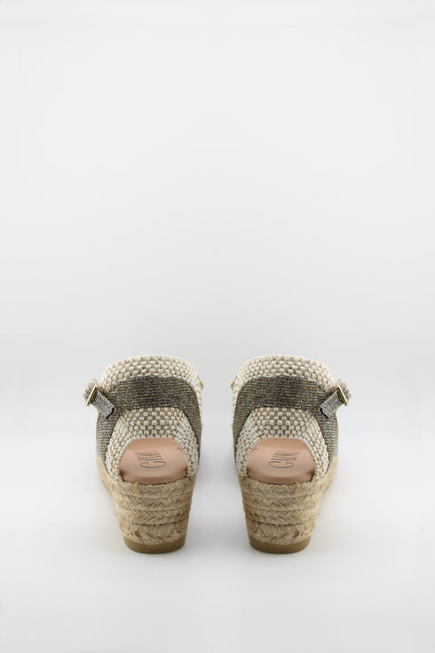 Gaimo Espadrille Wedge with Ankle Strap