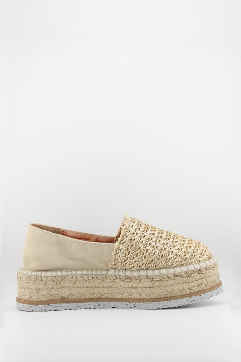 Gaimo Woven Platform Espadrille Slip-Ons