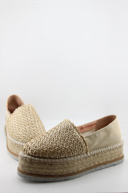 Gaimo Woven Platform Espadrille Slip-Ons