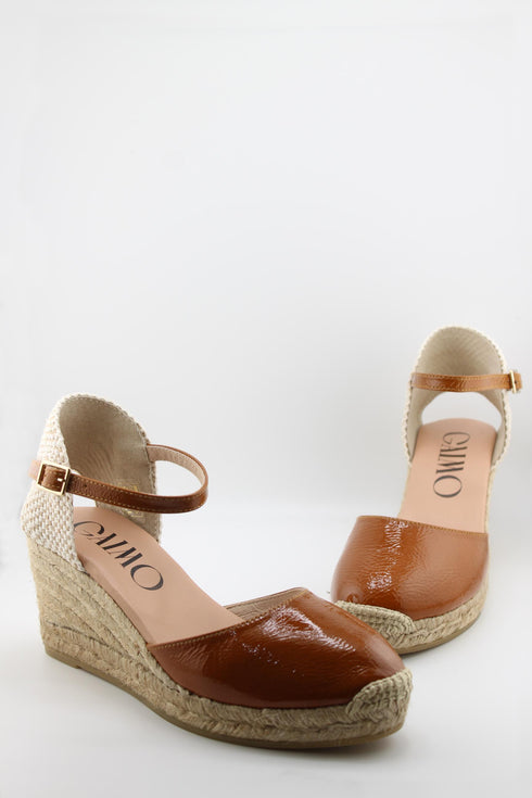 Gaimo Espadrille Wedge Sandals with Ankle Strap