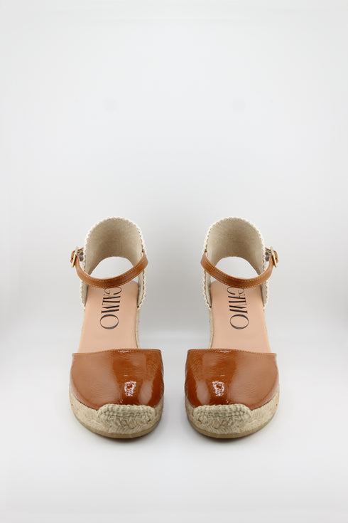 Gaimo Espadrille Wedge Sandals with Ankle Strap