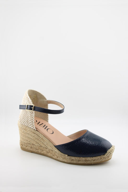 Gaimo Espadrille Wedge Sandals with Ankle Strap