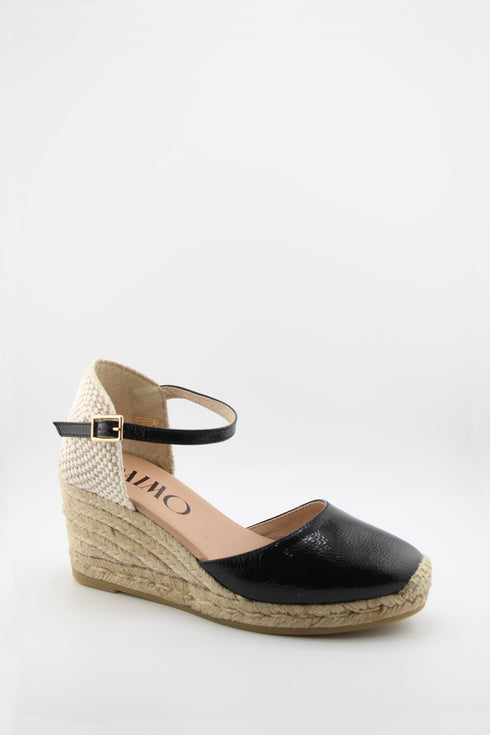 Gaimo Espadrille Wedge Sandals with Ankle Strap