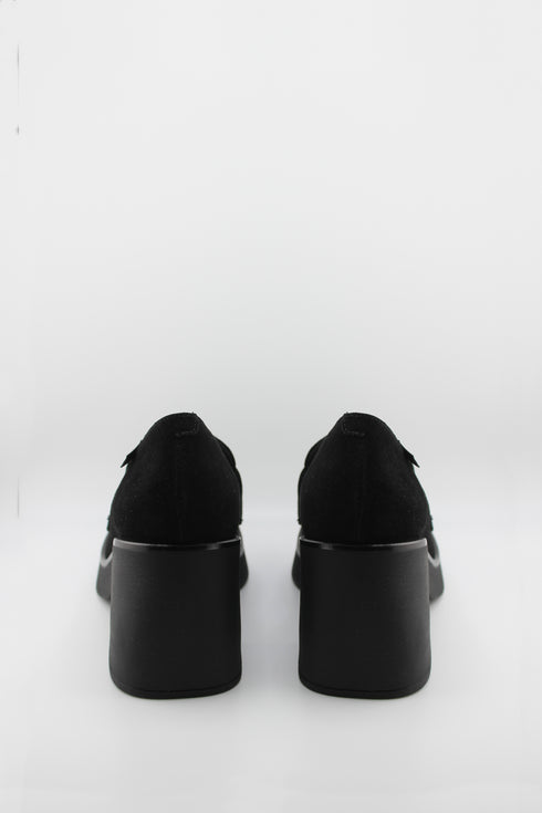 Gaimo Suede Block Heel Loafers