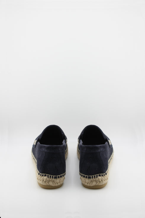Gaimo Suede Espadrille Loafer with Stitching