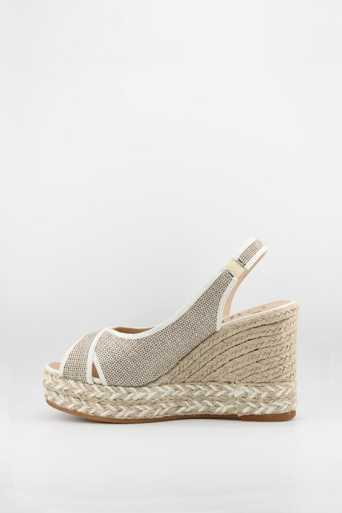 Gaimo Woven Slingback Espadrille Wedge Sandals