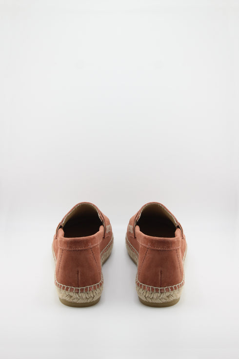 Gaimo Suede Espadrille Loafer with Stitching