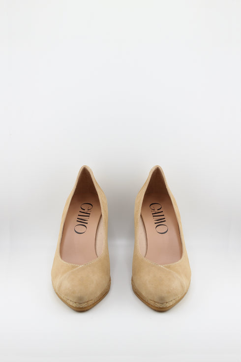 Gaimo Suede Espadrille Wedge Pumps