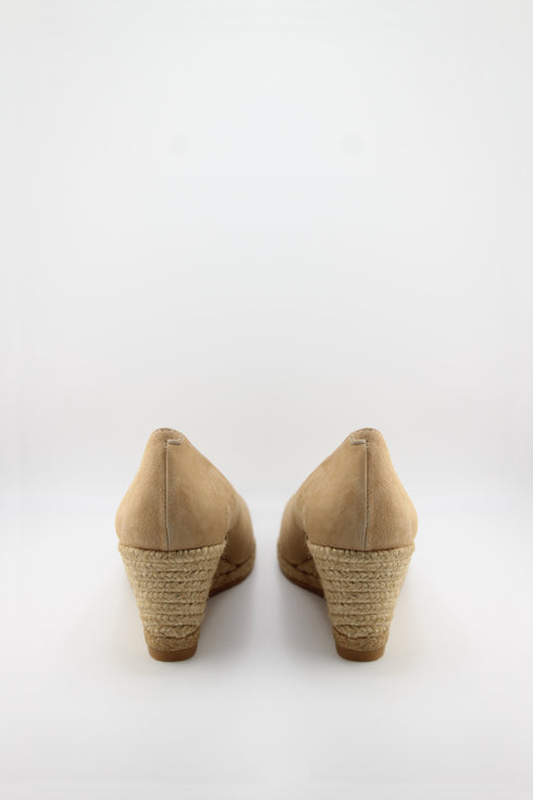 Gaimo Suede Espadrille Wedge Pumps