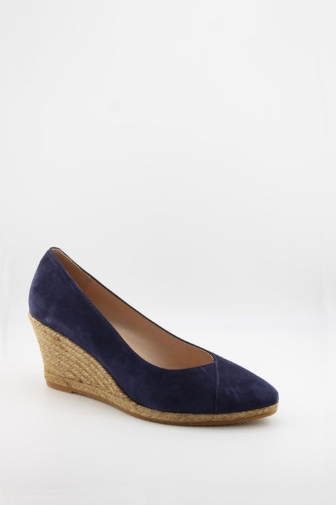 Gaimo Suede Espadrille Wedge Pumps