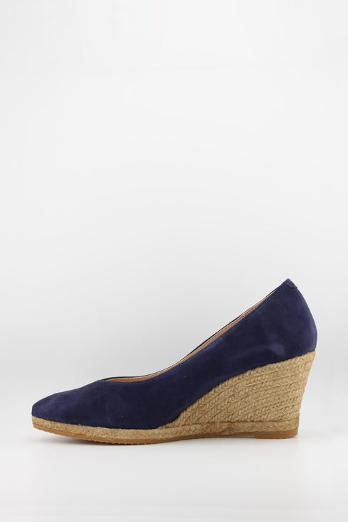 Gaimo Suede Espadrille Wedge Pumps