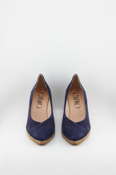 Gaimo Suede Espadrille Wedge Pumps