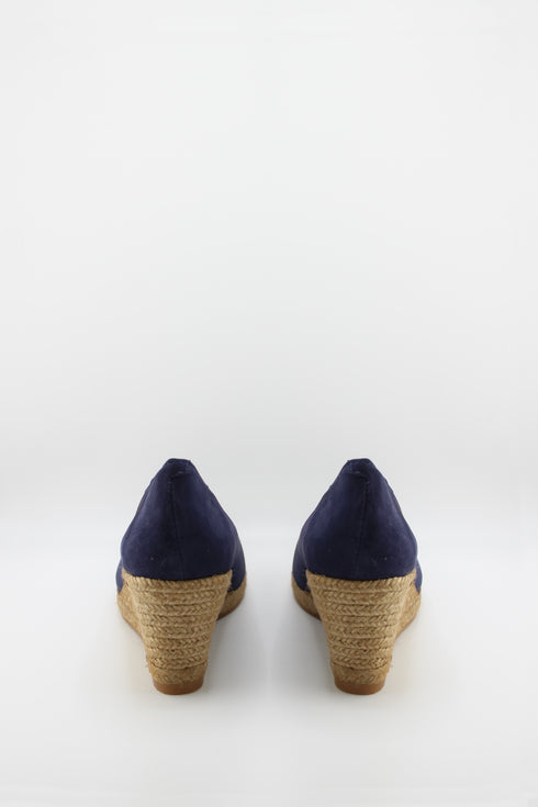 Gaimo Suede Espadrille Wedge Pumps