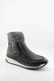 Gaimo Textured Knit Ankle Boot with Fold-Over Cuff