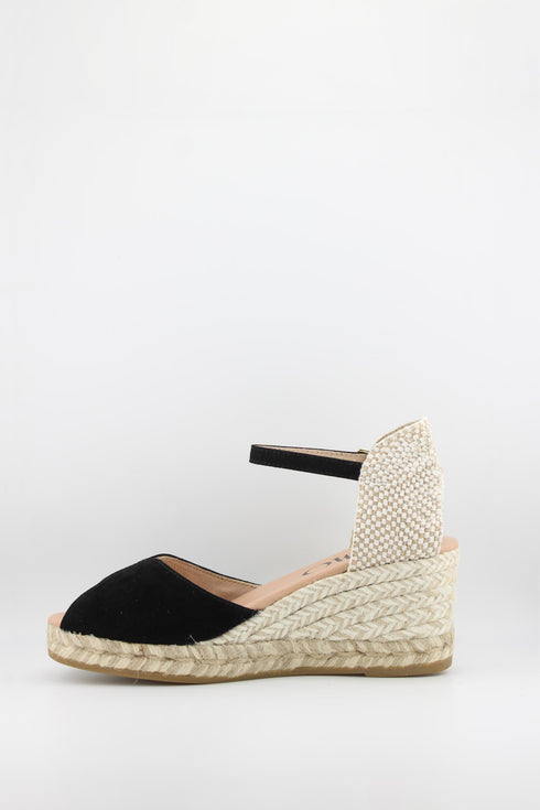 Gaimo Peep-Toe Espadrille Wedge Sandals