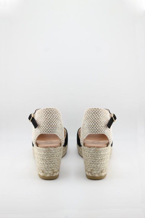 Gaimo Peep-Toe Espadrille Wedge Sandals