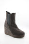 Gaimo Suede Wedge Ankle Chelsea Boots