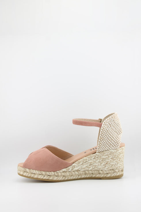 Gaimo Peep-Toe Espadrille Wedge Sandals