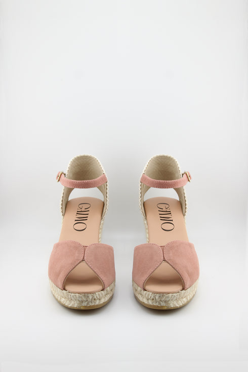 Gaimo Peep-Toe Espadrille Wedge Sandals