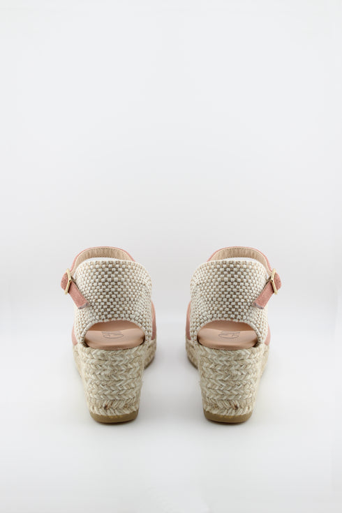 Gaimo Peep-Toe Espadrille Wedge Sandals