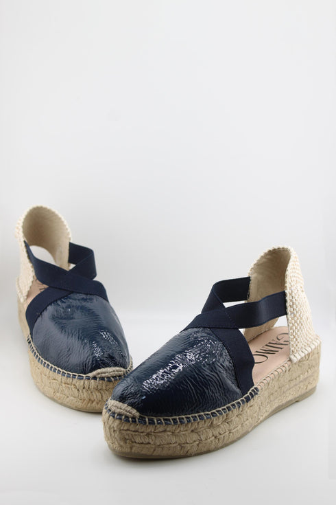 Gaimo Espadrille Flats with Crossed Straps