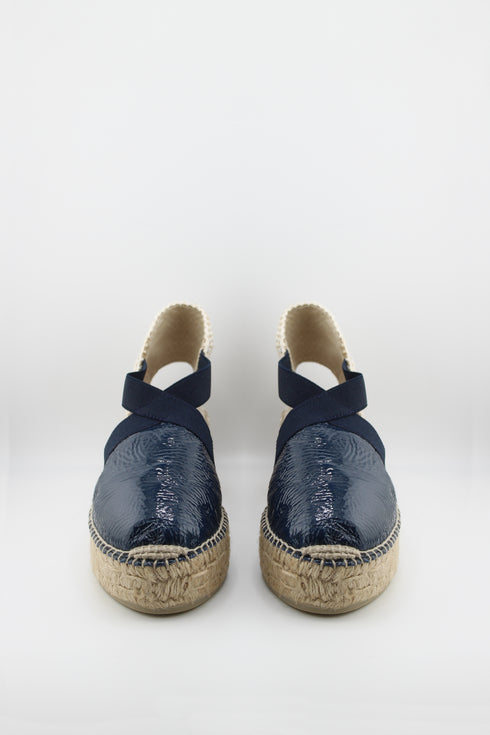 Gaimo Espadrille Flats with Crossed Straps