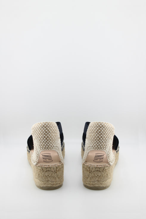 Gaimo Espadrille Flats with Crossed Straps