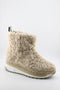 Gaimo Plush Shearling Platform Ankle Boots
