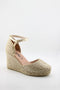 Gaimo Braided Ankle Strap Wedge Espadrilles