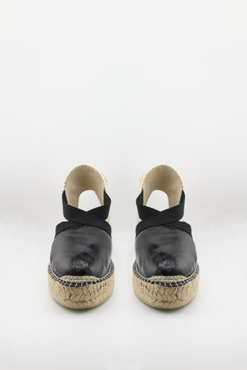 Gaimo Espadrille Flats with Crossed Straps