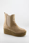 Gaimo Suede Platform Chelsea Ankle Boots