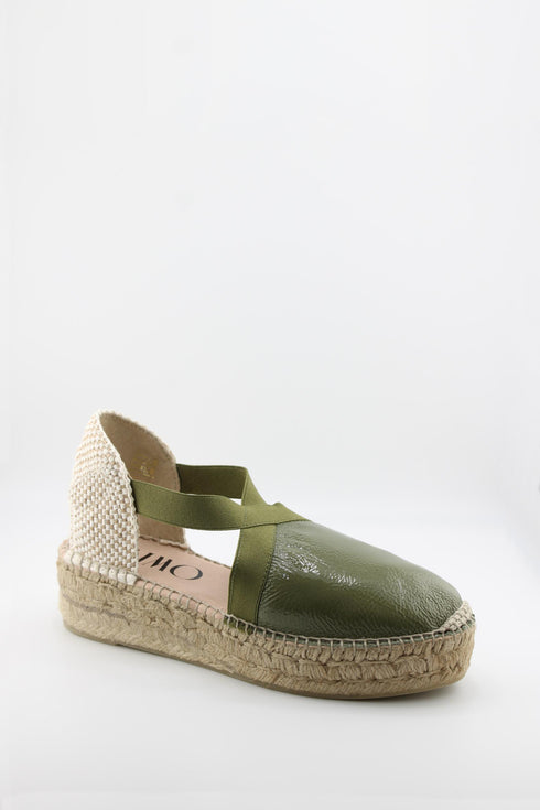 Gaimo Espadrille Flats with Crossed Straps