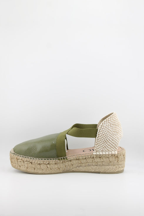 Gaimo Espadrille Flats with Crossed Straps