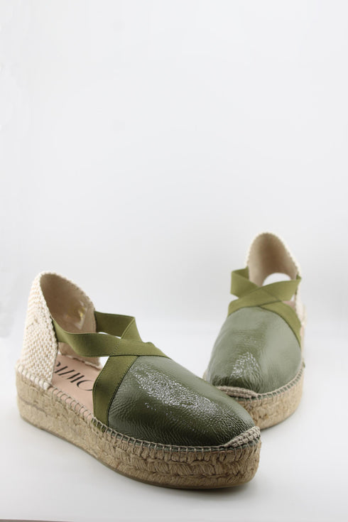 Gaimo Espadrille Flats with Crossed Straps