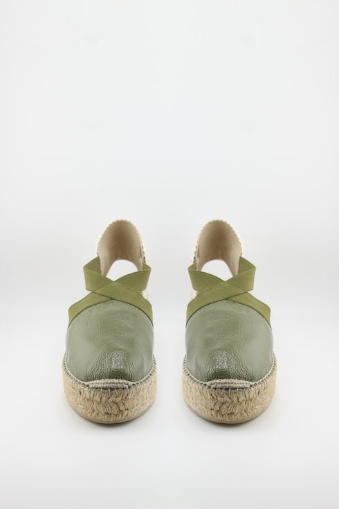 Gaimo Espadrille Flats with Crossed Straps