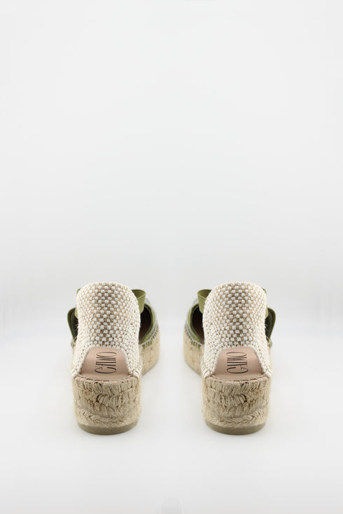 Gaimo Espadrille Flats with Crossed Straps